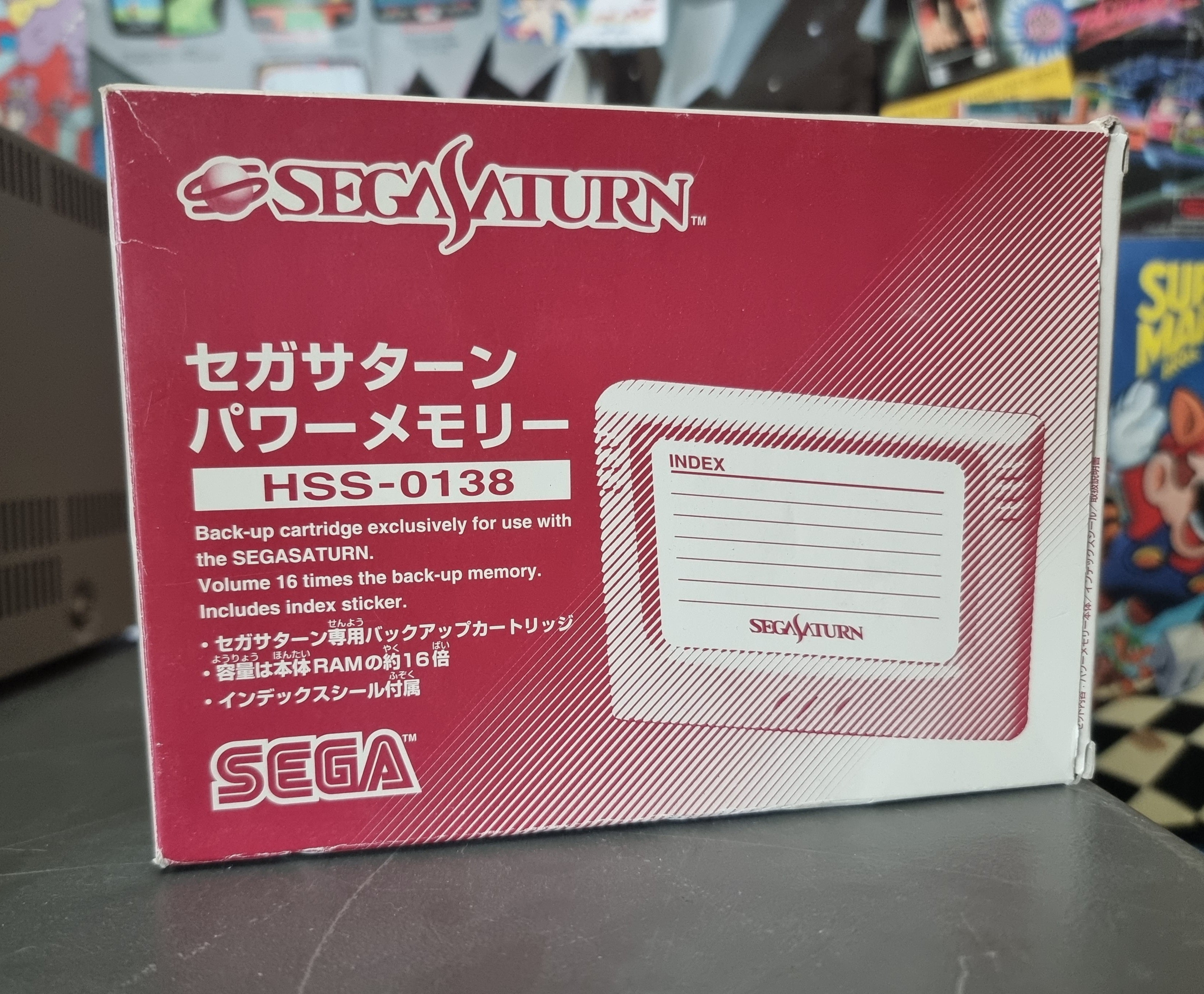 Sega Saturn Power Memory Backup Cartridge HSS-0138 Sega Saturn Power Memory Backup Cartridge HSS-0138