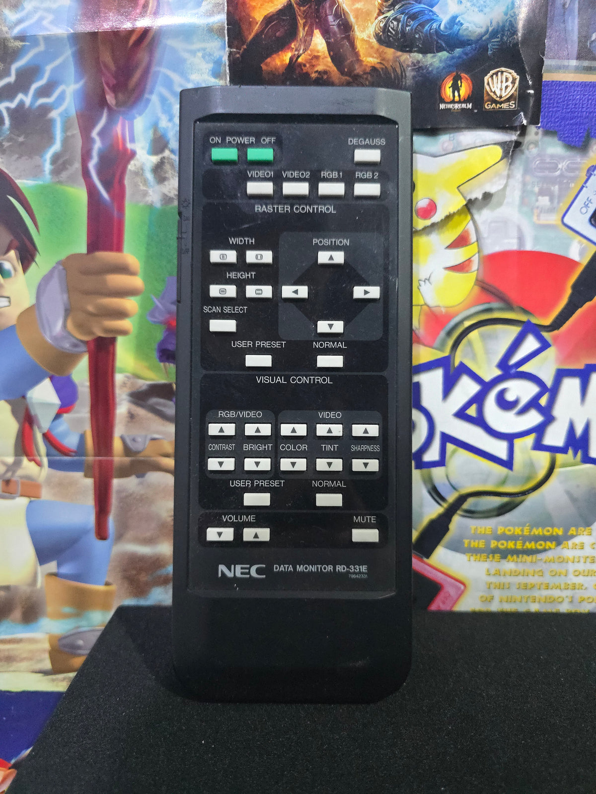 NEC RD-331E Remote Original