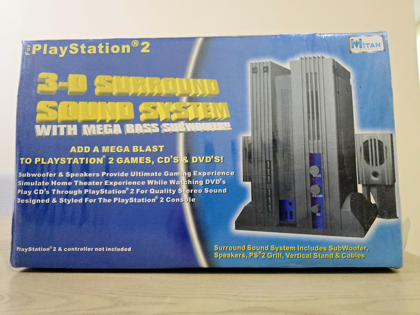 PS2 3D Surround Sound System + Stand (NEW IN BOX)