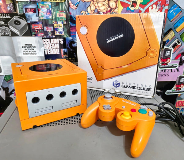 GAMECUBE CONSOLE (Spice Orange)(Complete in Box)