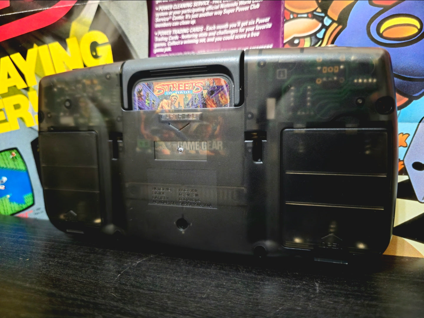 Sega Game Gear (LCD Mod)(Clear Black)