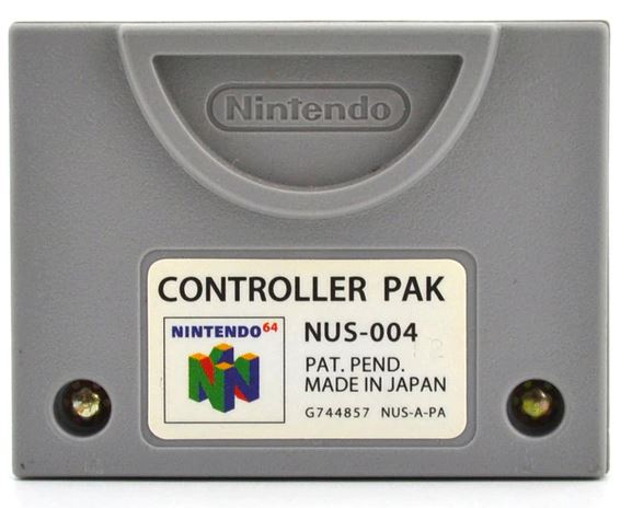 ORIGINAL MEMORY CARD FOR NINTENDO 64