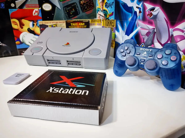PLAYSTATION 1 WITH XSTATION MOD