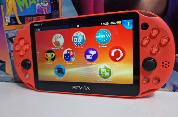 PS Vita 2000 (Neon Orange)(With Box)