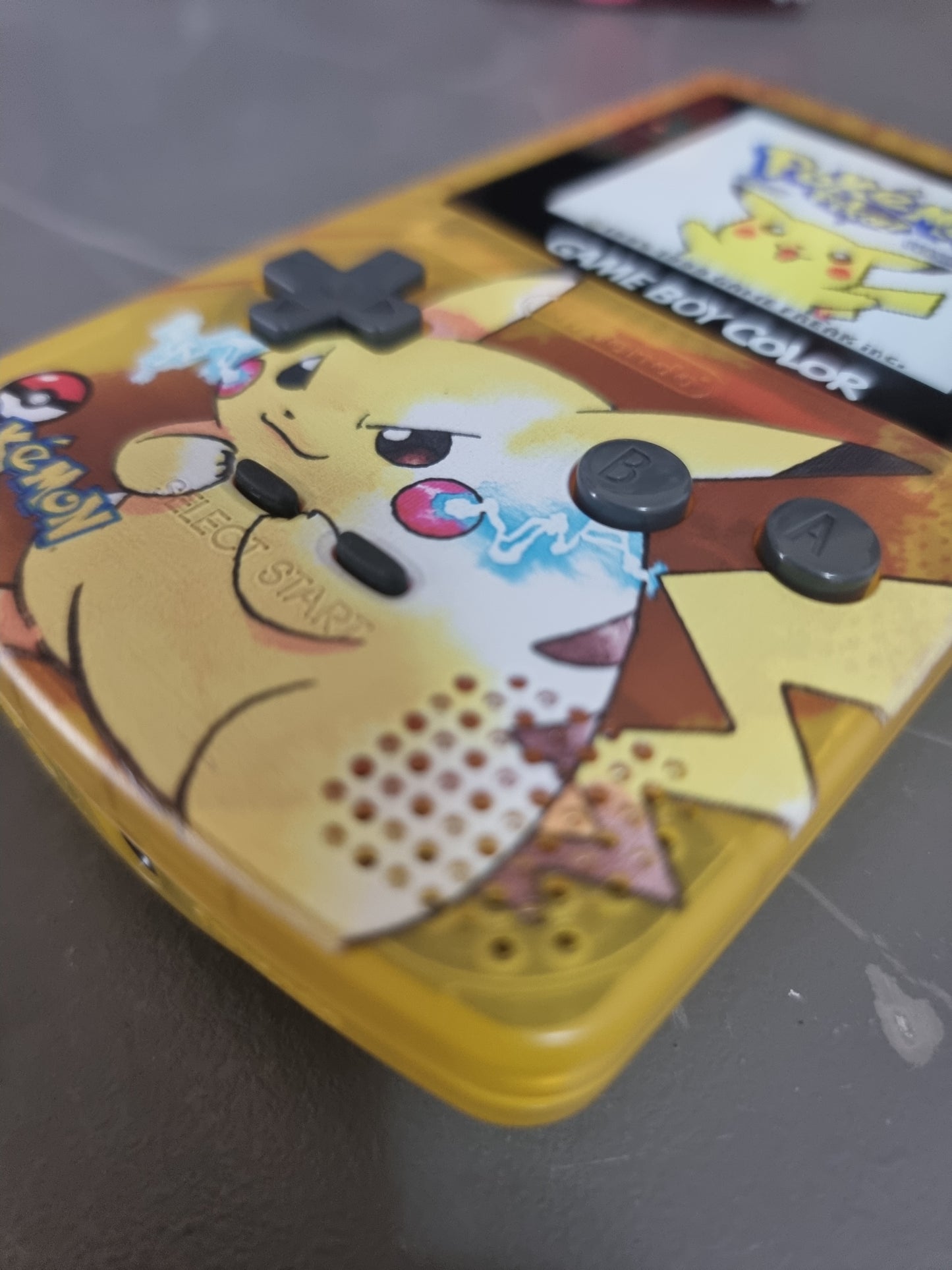 Game Boy Color Pikachu (IPS Screen Upgrade)
