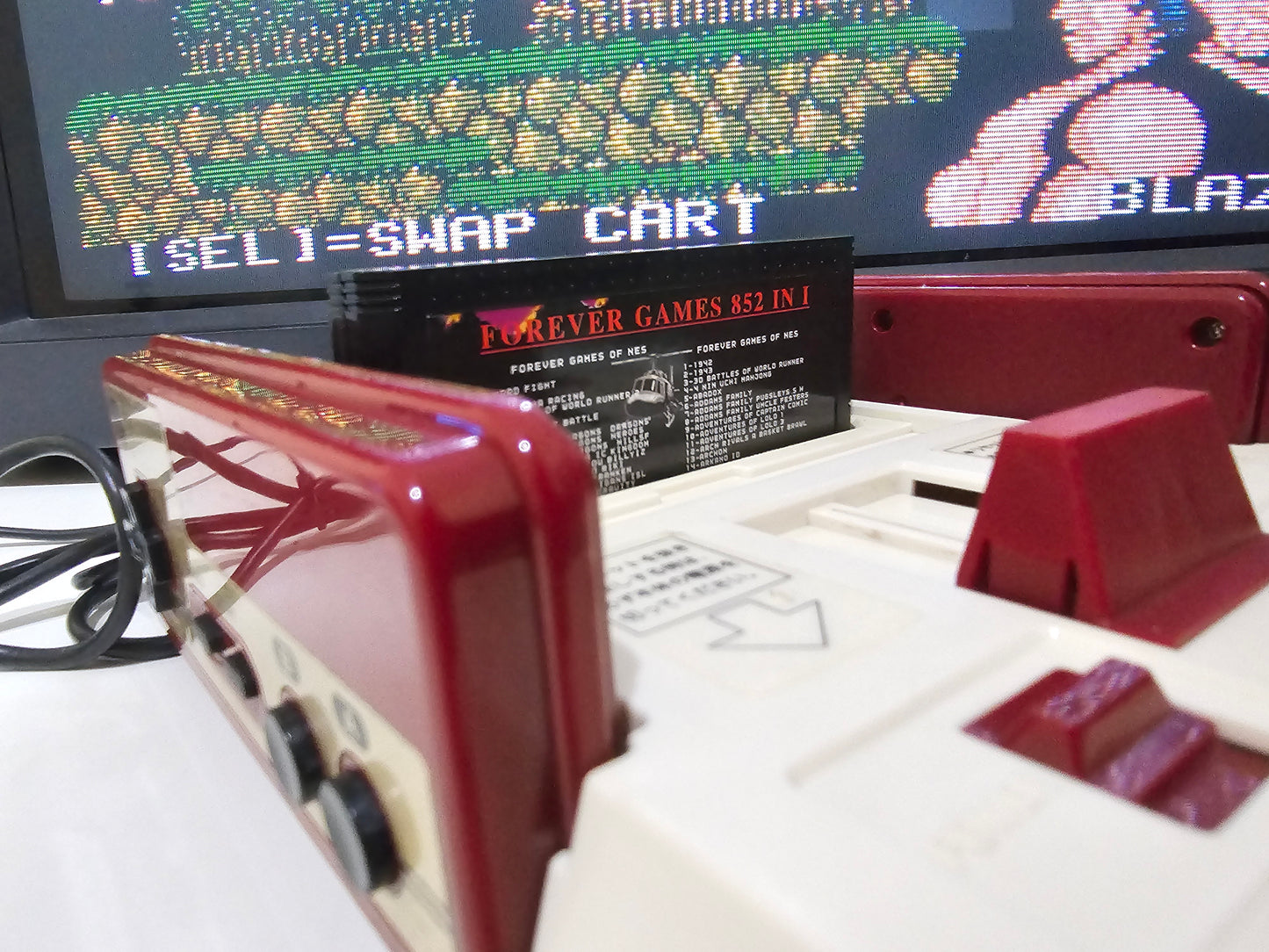 NINTENDO FAMICOM with AV Mod