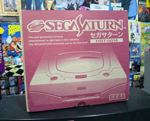 Sega Saturn Saroo (With Box)(White)(250 Games)