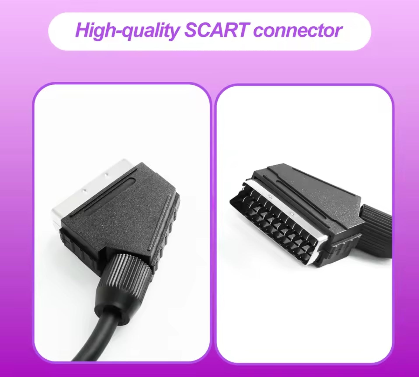 Sega MD 1 RGB Scart (High Quality)(Shielded)