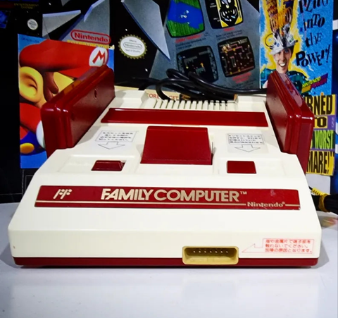 NINTENDO FAMICOM with AV Mod