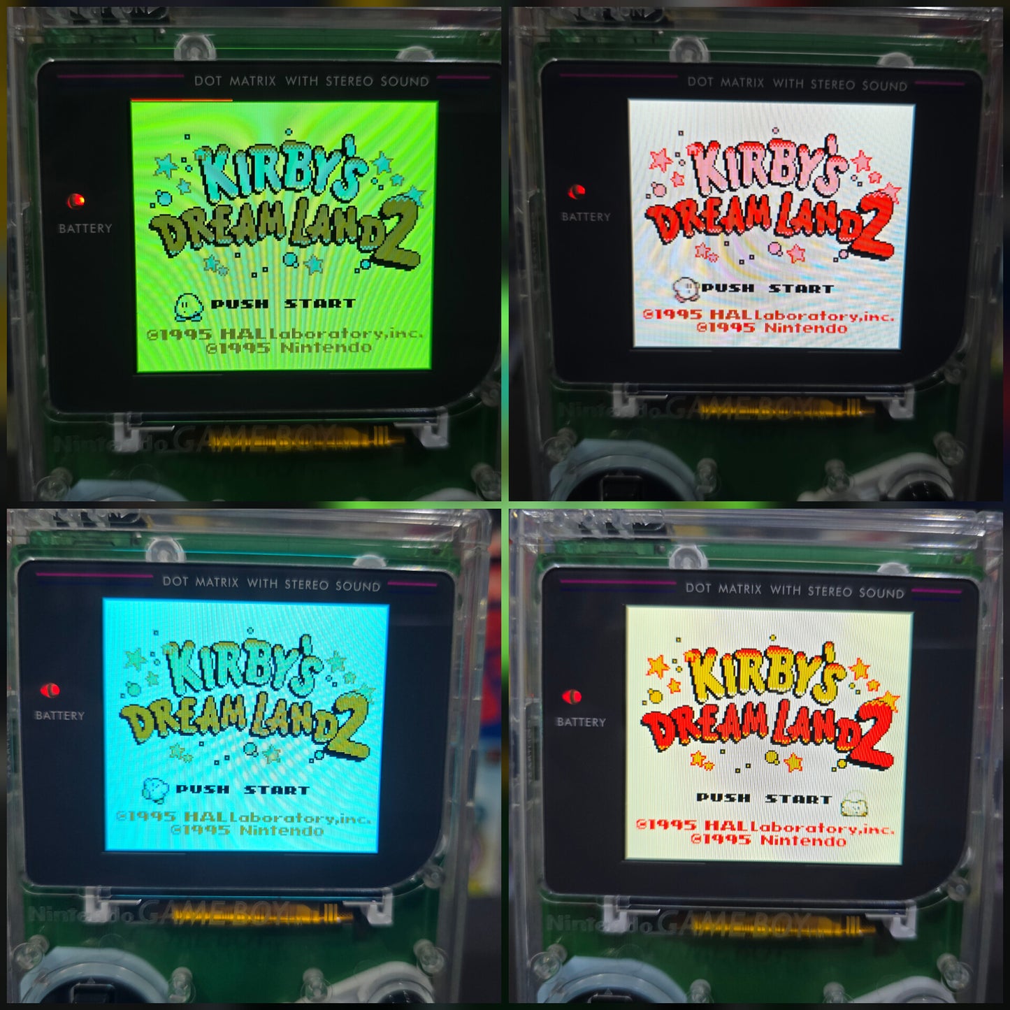 Original Gameboy (IPS)(USB-C Rechargeable)(Clear)