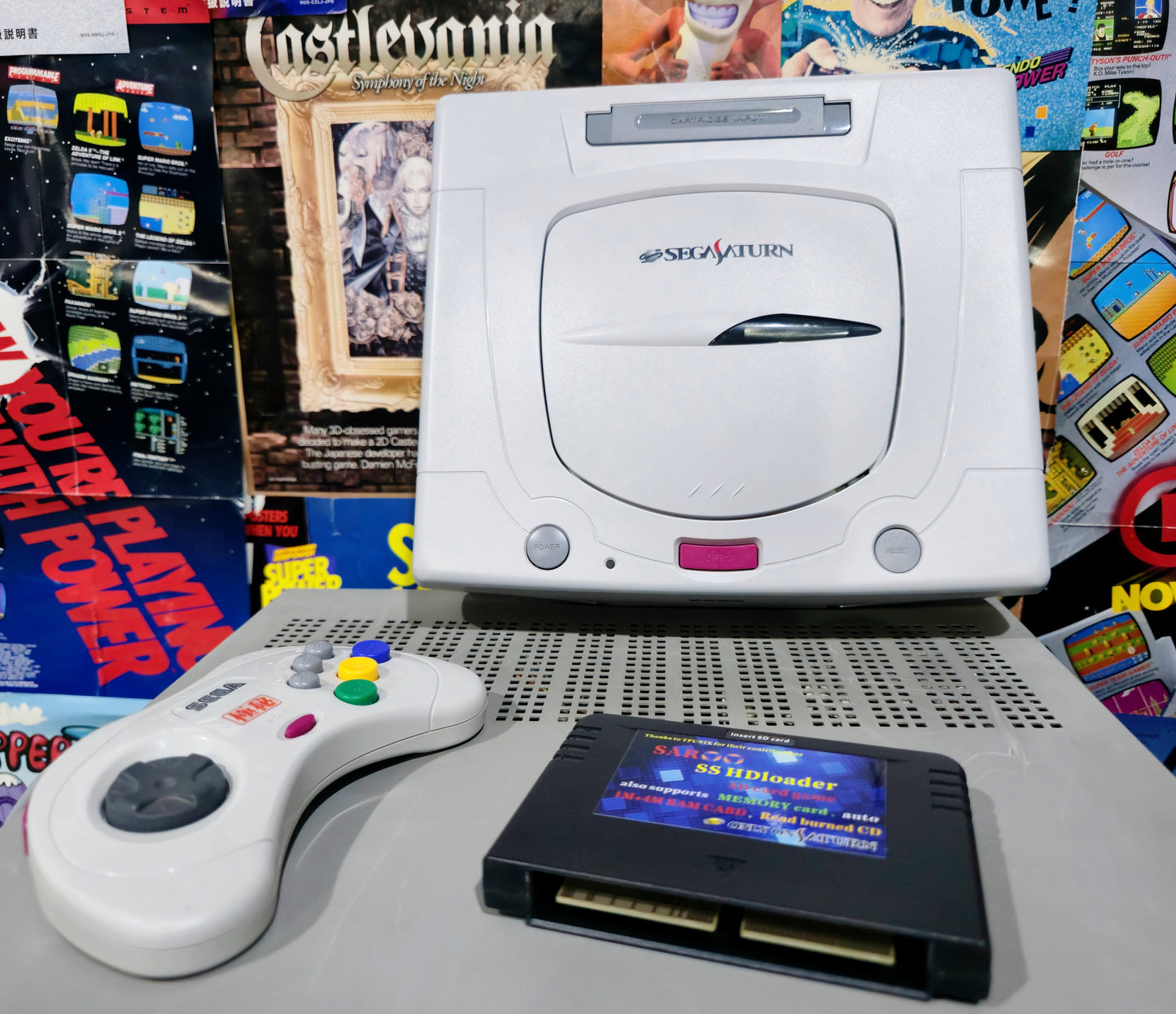 Sega Saturn Saroo (250 Games)(White)