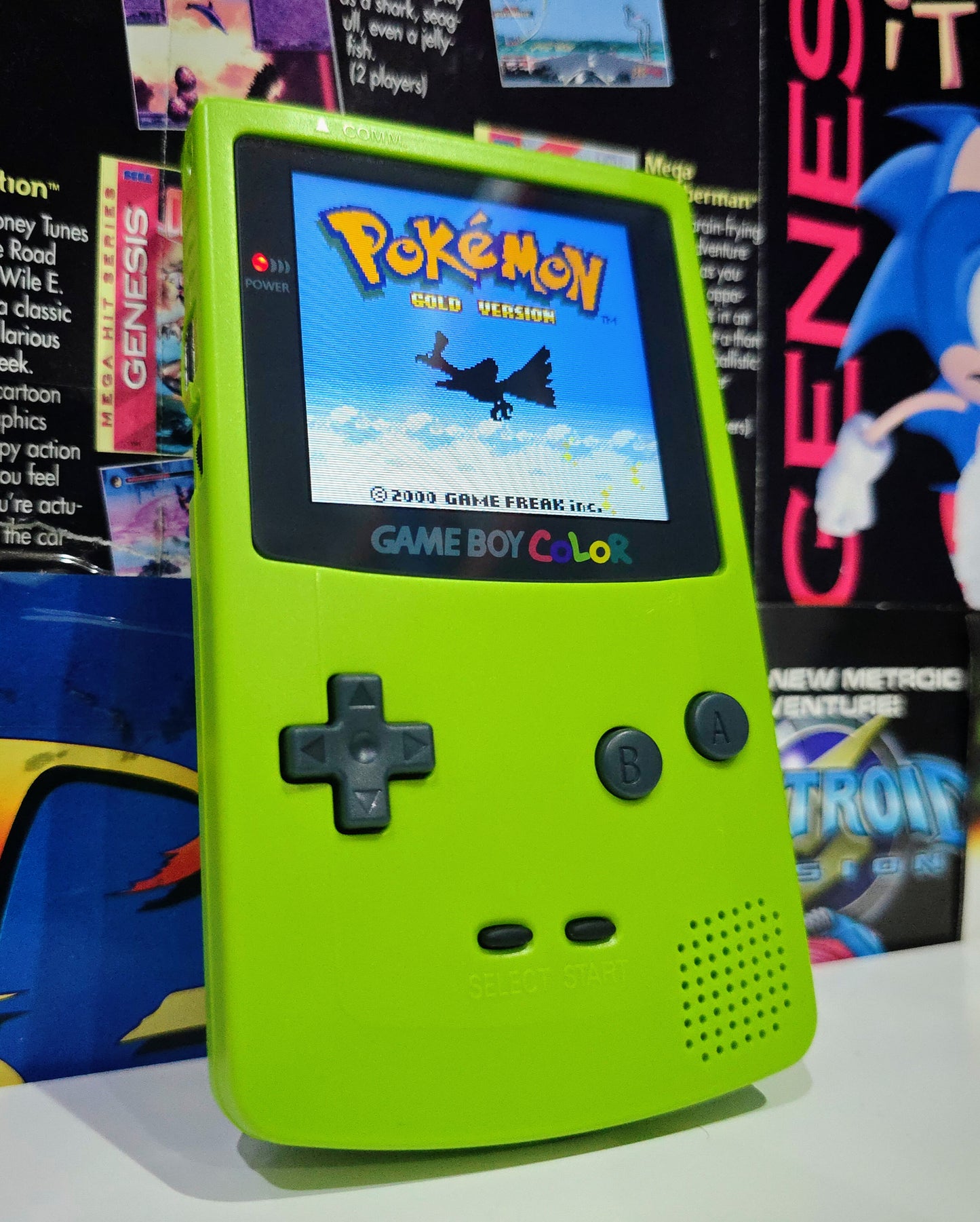 GameBoy Color (IPS SCREEN) (USB-C Rechargeable Battery)