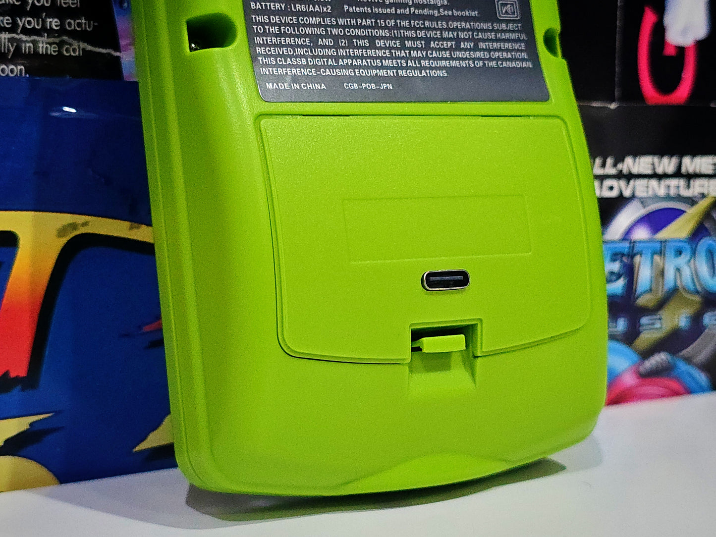 GameBoy Color (IPS SCREEN) (USB-C Rechargeable Battery)