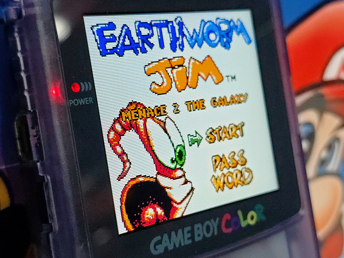 GameBoy Color Atomic Purple (IPS SCREEN)(USB-C)