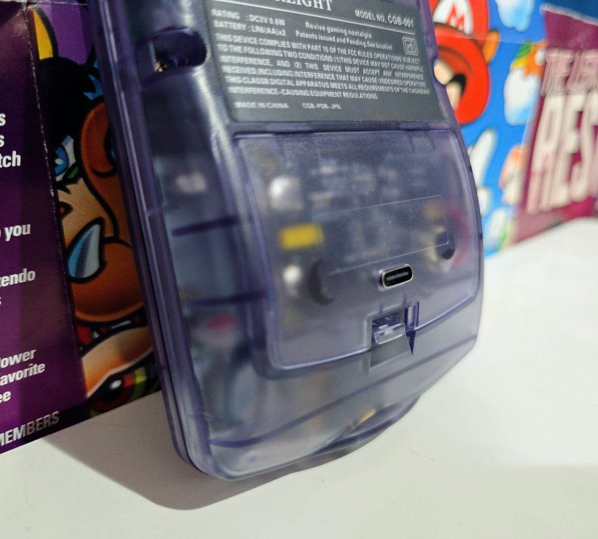GameBoy Color Atomic Purple (IPS SCREEN)(USB-C)