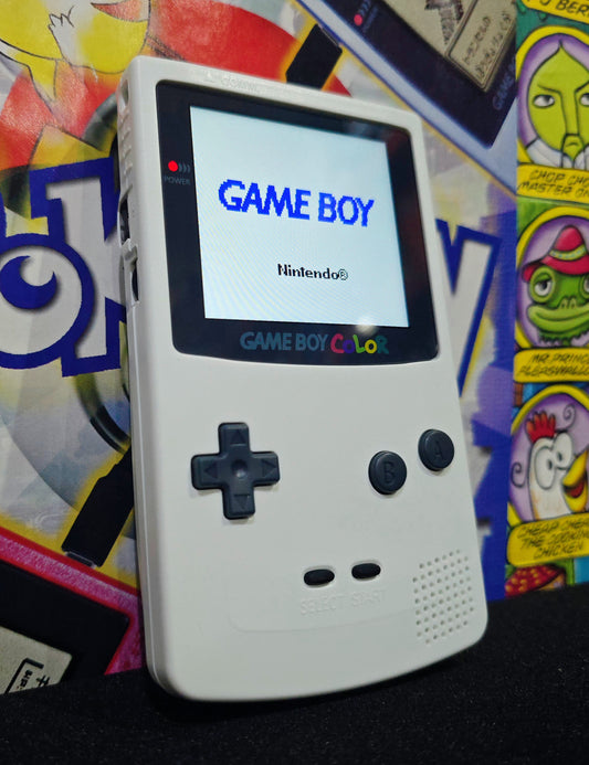 GameBoy Color White (IPS SCREEN)(USB-C)