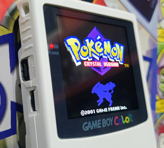 GameBoy Color White (IPS SCREEN)(USB-C)