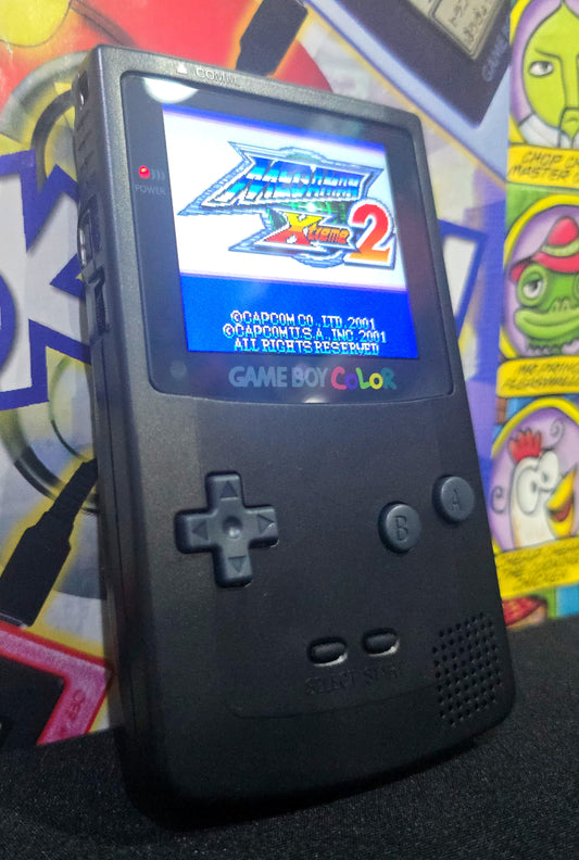 GameBoy Color Atomic Black (IPS SCREEN)(USB-C)