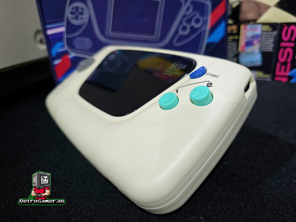 Sega Game Gear White (LCD Screen) (New Capacitors)