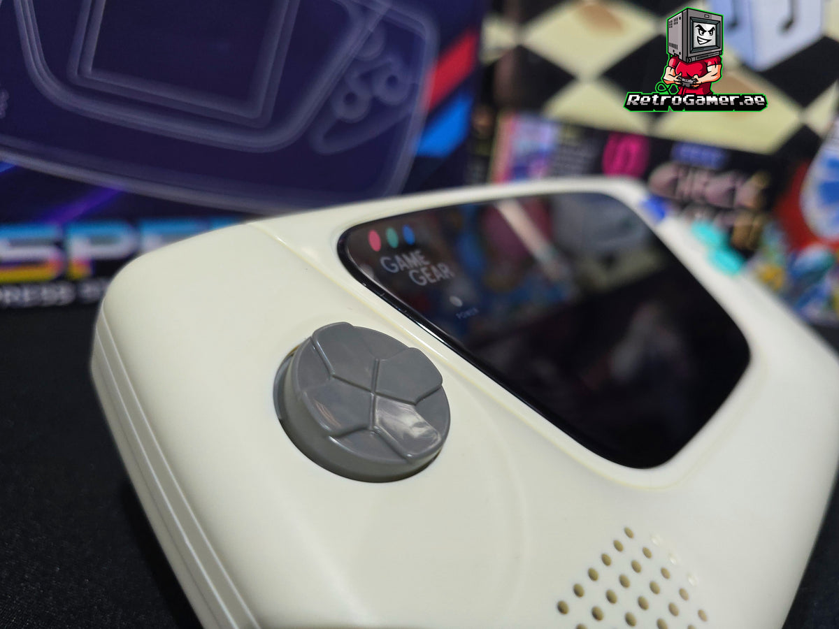 Sega Game Gear White (LCD Screen) (New Capacitors)