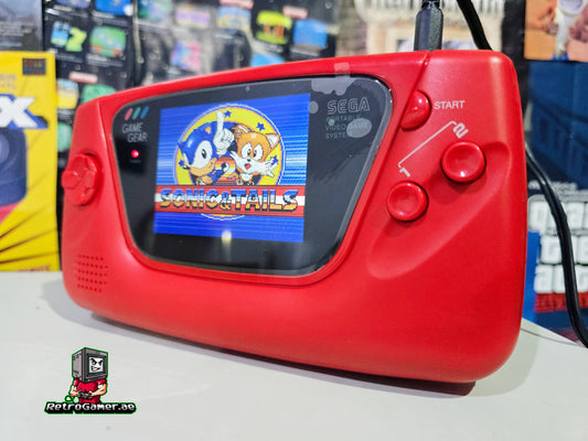 Sega Game Gear Red (LCD Screen) (New Capacitors)