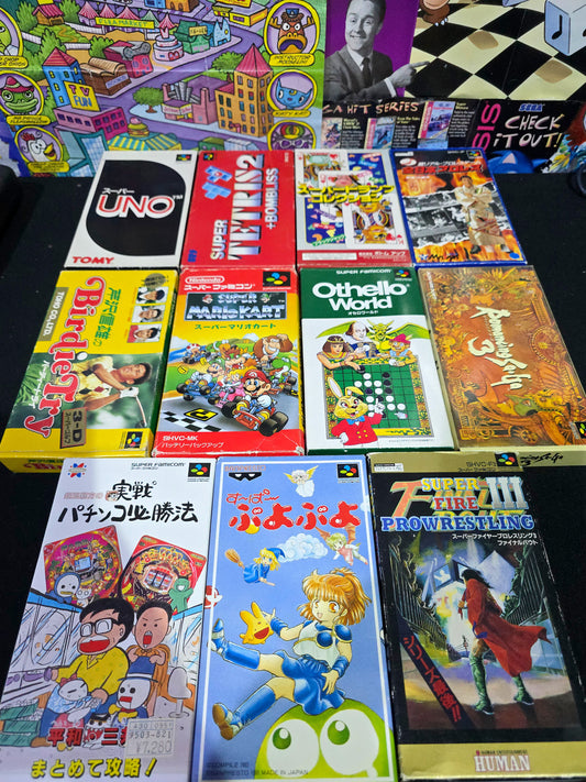 11 Super Famicom Games in Boxes  (2)