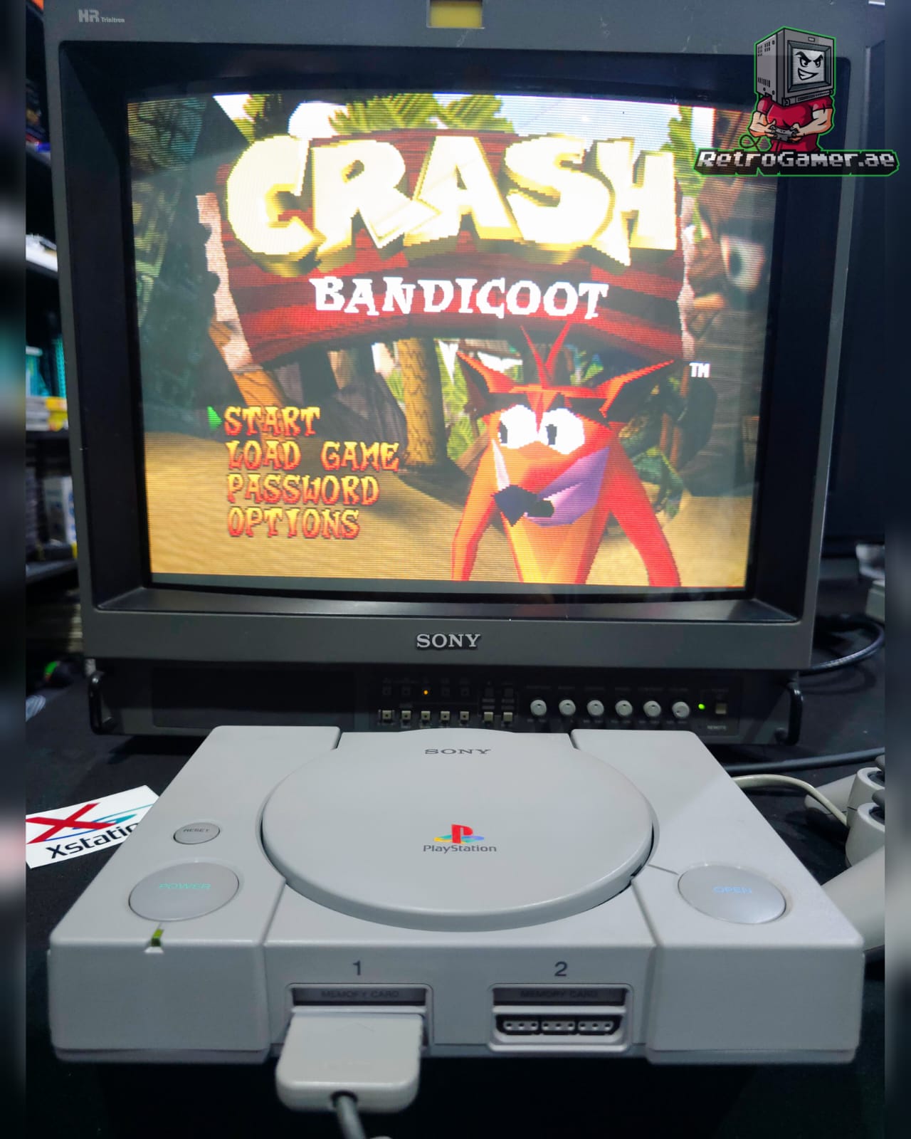 PLAYSTATION 1 WITH XSTATION MOD