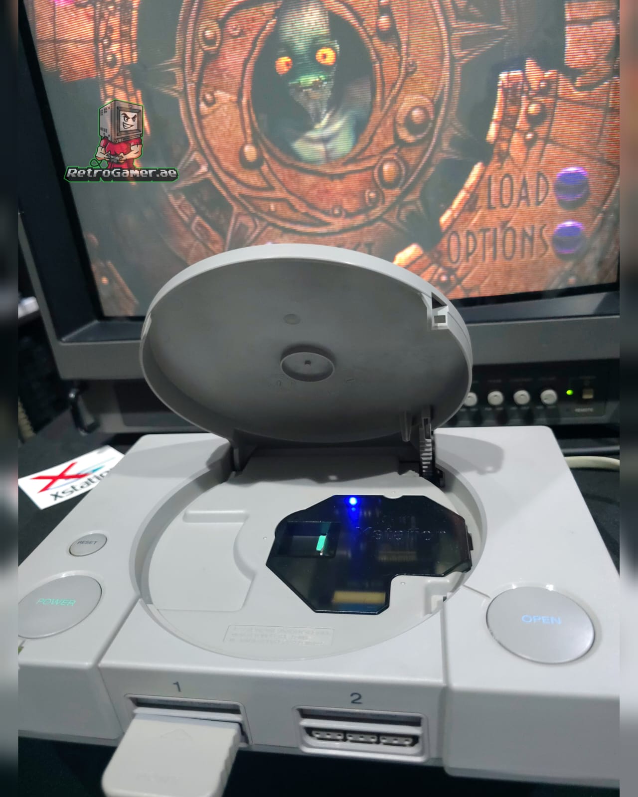 PLAYSTATION 1 WITH XSTATION MOD