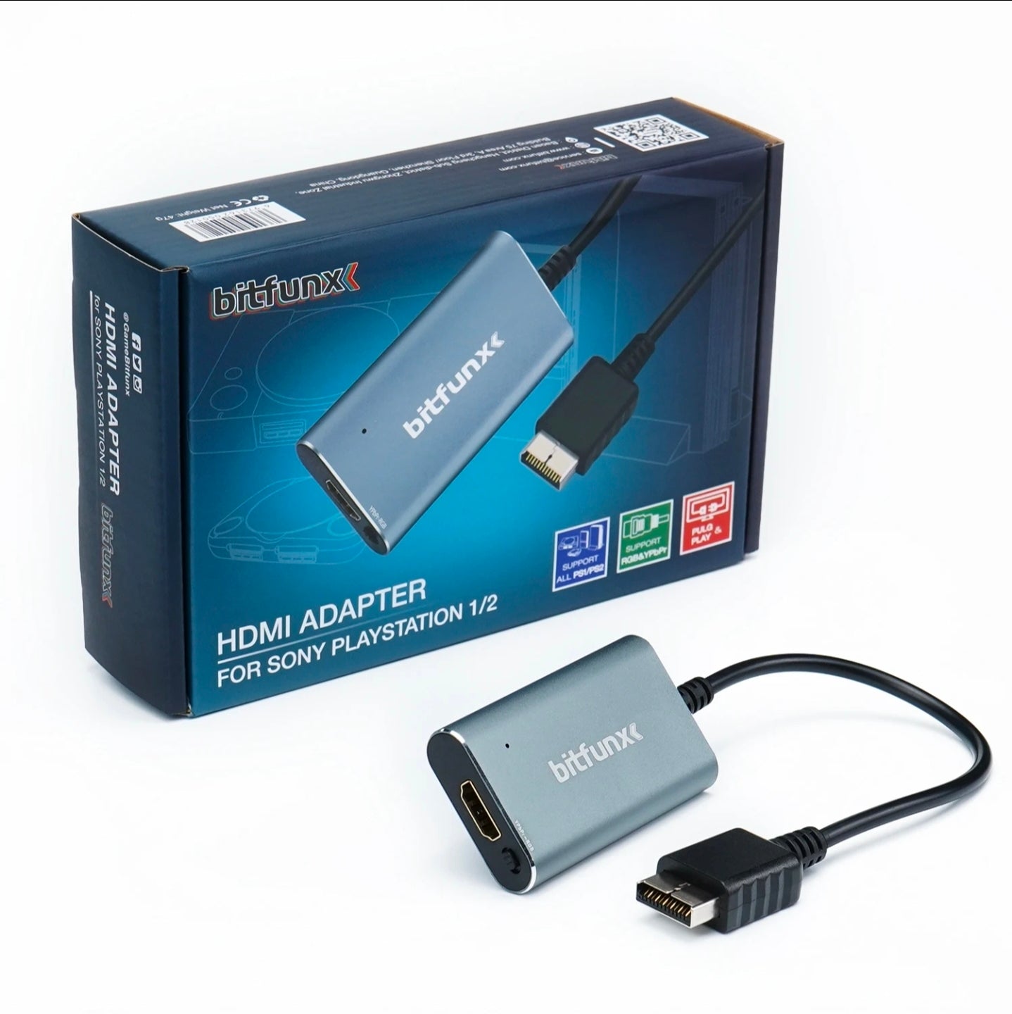 Playstation 1 HDMI Adapter Bitfunx