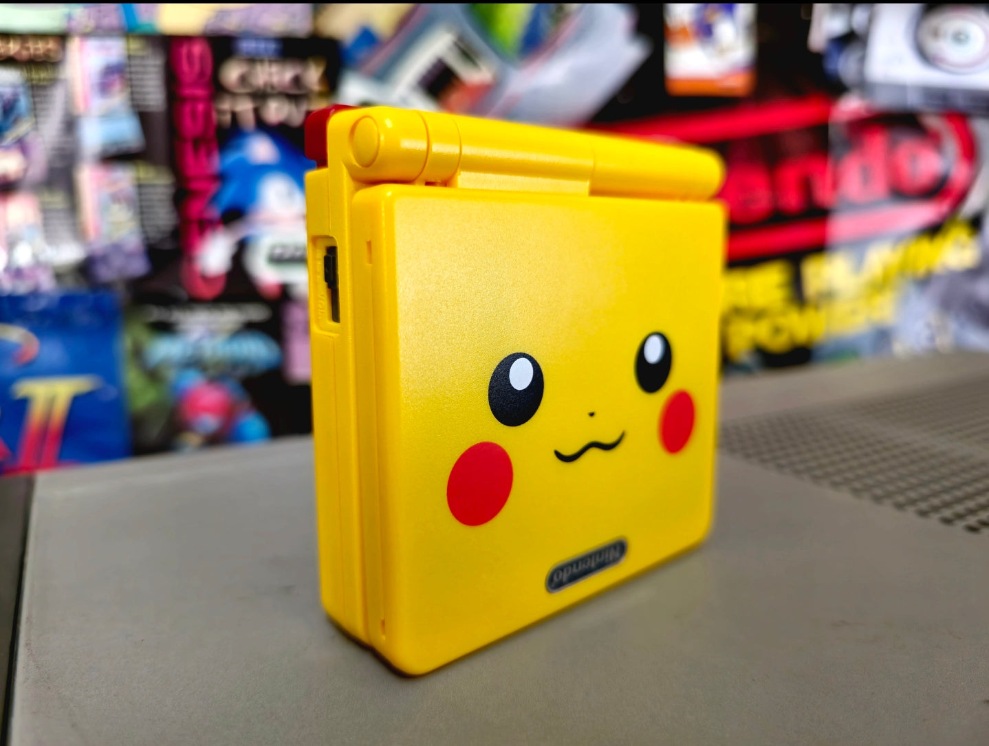 GameBoy Advance SP (IPS Screen)(Pikachu Edition)