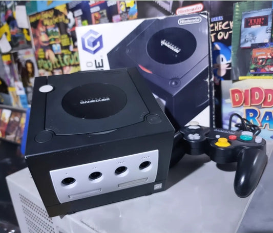 GAMECUBE CONSOLE (BLACK)(With Box)