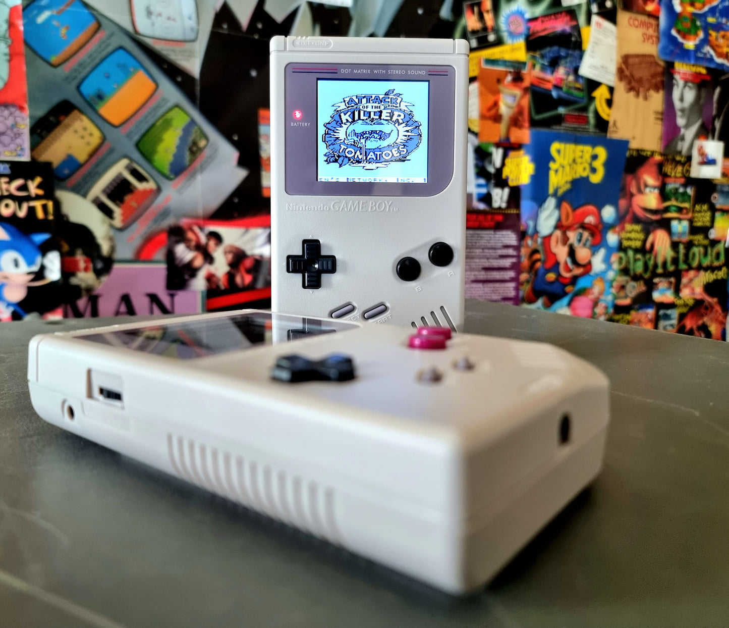 Original Gameboy (IPS)(USB-C Rechargeable)(Gray)