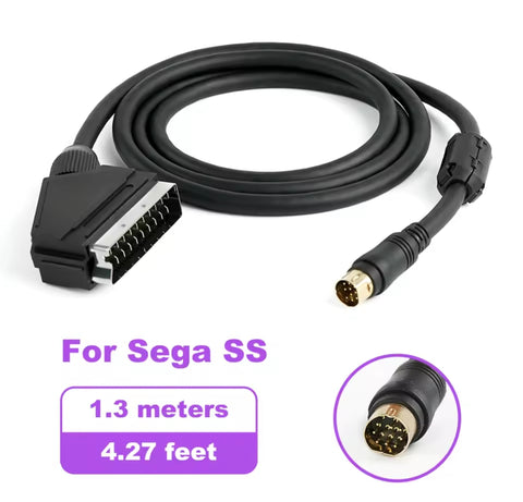 Sega Saturn RGB Scart (High Quality)(Shielded)
