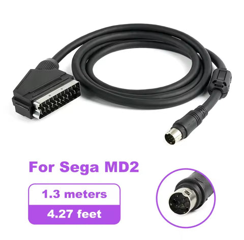 Sega MD 2 RGB Scart Cable (High Quality)(Shielded)